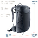 Deuter Futura 29 EL - Wanderrucksack 60 cm (black) - Ansicht 11