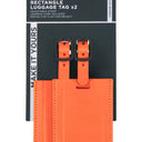 Samsonite Ta Revolution Rectangle Luggage Tag - Kofferanhänger 2tgl. (orange)