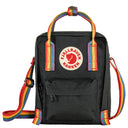 Fjällräven Kanken Rainbow Sling - Umhängetasche 20 cm (black-rainbow pattern)