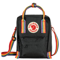 Fjällräven Kanken Rainbow Sling - Umhängetasche 20 cm (black-rainbow pattern)