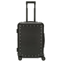 FPM Milano Bank aluminum Spinner 55 M - 4-Rollen-Kabinentrolley 55/25 cm (caviar black)