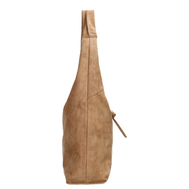 FREDsBRUDER Velvet Wild Hobo - Schultertasche 39 cm (camel) - Ansicht 3