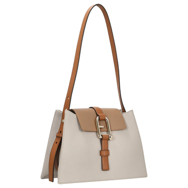 Furla Nuvola S - Schultertasche 27 cm (vaniglia+deserto+brandy) - Ansicht 5