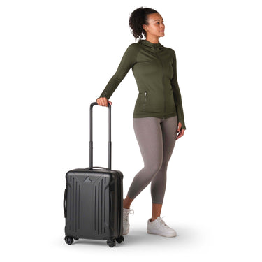 Gregory Quadro Pro Int Carry On - 4-Rollen-Kabinentrolley 55 cm erw. (optic black) - Ansicht 5