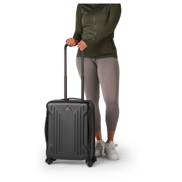 Gregory Quadro Pro Int Carry On - 4-Rollen-Kabinentrolley 55 cm erw. (optic black) - Ansicht 6
