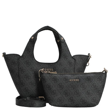 Guess Calista 2 in 1 Mini Tote - Shopper 27 cm (coal logo) - Markenkoffer