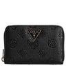 Guess Cresidia II SLG Med Zip Around - Geldbörse (black logo) - Markenkoffer