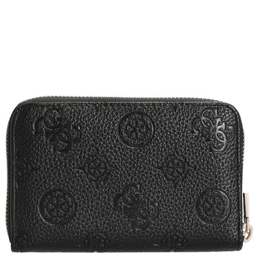 Guess Cresidia II SLG Med Zip Around - Geldbörse (black logo) - Markenkoffer