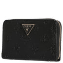 Guess Cresidia II SLG Med Zip Around - Geldbörse (black logo) - Markenkoffer