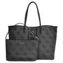 Guess Erenia Large 2 in 1 Tote - Shopper (coal logo) - Markenkoffer