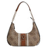 Guess Erenia Top Zip - Schultertasche (latte logo) - Markenkoffer