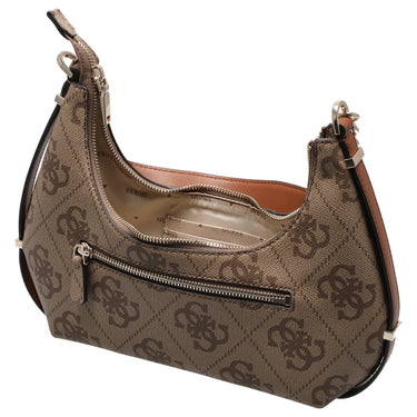 Guess Erenia Top Zip - Schultertasche (latte logo) - Markenkoffer