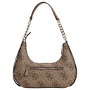 Guess Erenia Top Zip - Schultertasche (latte logo) - Markenkoffer