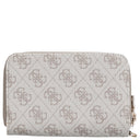 Guess Laurel II SLG Medium Double Zip - Geldbörse (dark taupe logo) - Markenkoffer