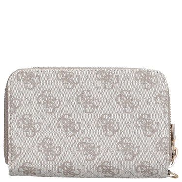 Guess Laurel II SLG Medium Double Zip - Geldbörse (dark taupe logo) - Markenkoffer