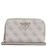 Guess Laurel II SLG Medium Double Zip - Geldbörse (dark taupe logo) - Markenkoffer