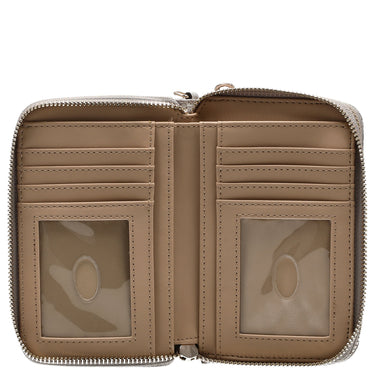 Guess Laurel II SLG Medium Double Zip - Geldbörse (dark taupe logo) - Markenkoffer