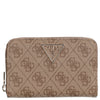 Guess Laurel II SLG Medium Zip Around - Wallet 4cc 14.5 cm (latte logo)