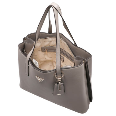 Guess Meridian II Girlfriend - Schultertasche 37 cm (dark taupe) - Ansicht 6