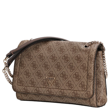Guess Noelle II Convertible Xbody Flap - Umhängetasche 24 cm (latte logo/brown) - Ansicht 2