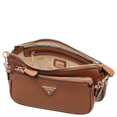 Guess Noelle II DBL Pouch - Umhängetasche 24 cm (light cognac) - Ansicht 6