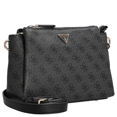 Guess Noelle II TRI Comp - Umhängetasche 24 cm (coal logo) - Markenkoffer