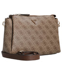 Guess Noelle II TRI Comp - Umhängetasche 24 cm (latte logo/brown) - Markenkoffer