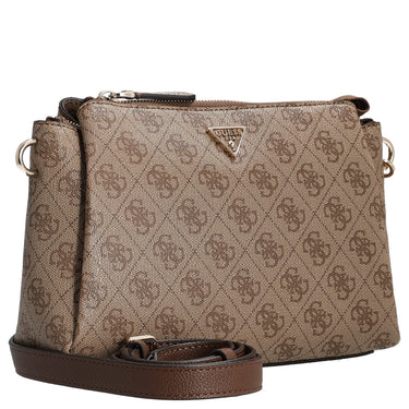 Guess Noelle II TRI Comp - Umhängetasche 24 cm (latte logo/brown) - Markenkoffer