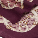 Guess Noelle Printed Kefiah - Tuch 130x130 cm (wine) - Markenkoffer