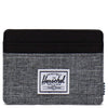 Herschel Charlie - Kreditkartenetui 4cc 10 cm RFID (raven crosshatch)