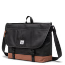 Herschel Cove Messenger - Umhängetasche 16" 50 cm (black/saddle brown) - Ansicht 2