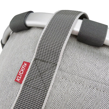 KLICKfix reisenthel Bikebasket 15 - Lenkerkorb 35 cm (heringbone grey) - Ansicht 2