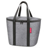 KLICKfix reisenthel Iso Thermotasche (für KLICKfix Lenkerkörbe) - Kühltasche (twist silver)