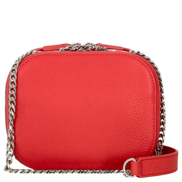 Lacoste Croco Crew - Umhängetasche Leder 16 cm (pompier) - Ansicht 4