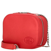 Lacoste Croco Crew - Umhängetasche Leder 16 cm (pompier) - Ansicht 2