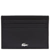 Lacoste FG - Kreditkartenetui Leder 6 cc 11 cm (black)
