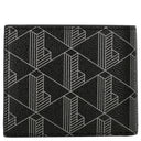 Lacoste Signature - Mens's Geldbörse 6cc 11 cm (allover monogram noir gris) - Ansicht 4