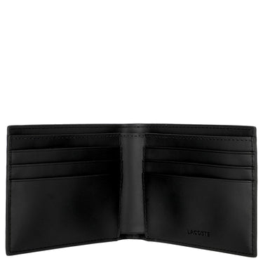 Lacoste Signature - Mens's Geldbörse 6cc 11 cm (allover monogram noir gris) - Ansicht 5