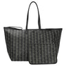 Lacoste Zely - Shopper XL (mono noir beige)