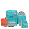 Lässig School Set Slim Unique - Schulranzen Set 7tlg. (Turquoise)