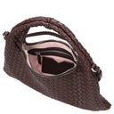 Les Visionnaires Sadie Weave Silky - Henkeltasche 37 cm (aubergine) - Ansicht 6