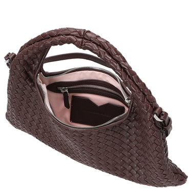 Les Visionnaires Sadie Weave Silky - Henkeltasche 37 cm (aubergine) - Ansicht 6