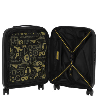 Mandarina Duck Logoduck+ - 4-Rollen-Kabinentrolley 52 cm erw. (black) - Ansicht 6
