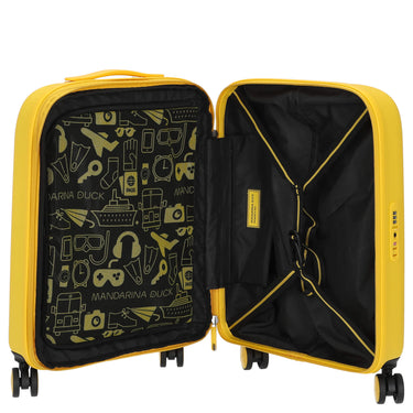 Mandarina Duck Logoduck+ - 4-Rollen-Kabinentrolley 52 cm erw. (duck yellow) - Ansicht 6