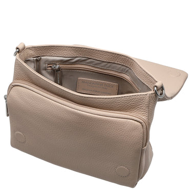 Mandarina Duck Mellow Leather - Umhängetasche 22 cm (warm taupe) - Ansicht 6