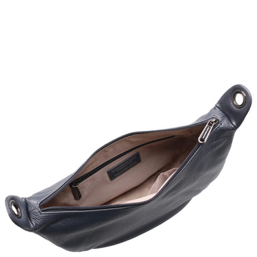 Mandarina Duck Mellow Leather - Umhängetasche S 35 cm (dress blue) - Ansicht 6