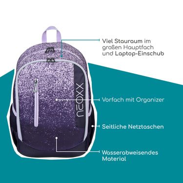 Neoxx FLOW - Schulrucksack 42.5 cm (Glitterally perfect) - Ansicht 5