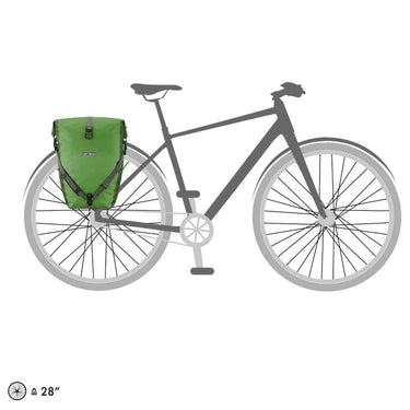 Ortlieb Back-Roller Plus CR - Hinterradtasche QL2.1 (2x20L) 42 cm (kiwi-moss green) - Ansicht 7