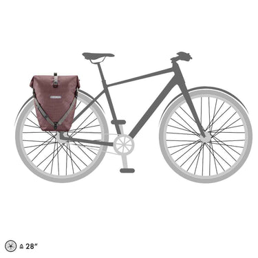 Ortlieb Back-Roller Urban 20 - Hinterradtasche QL2.1 42 cm (ash rose) - Ansicht 7