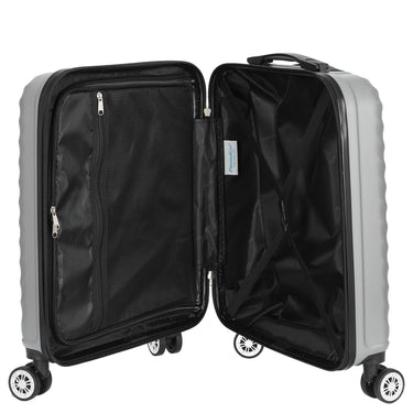 Paradise by CHECK.IN Kingston - 4-Rollen-Kabinentrolley 55 cm (silber) - Ansicht 6